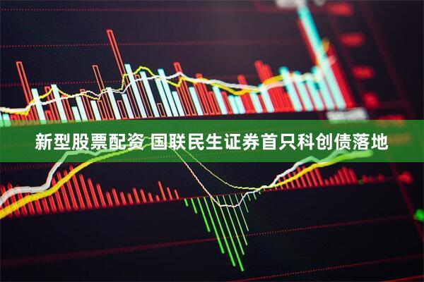 新型股票配资 国联民生证券首只科创债落地